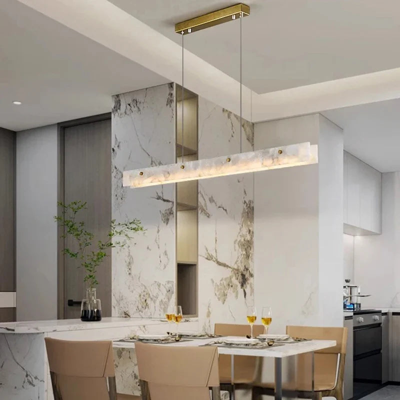 Fleur | Modern Alabaster Pendant Chandelier