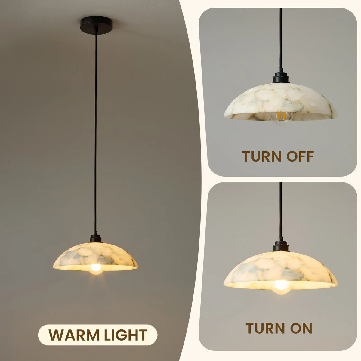 Ariadne | Marble Pendant Light for Kitchen Island & Dining