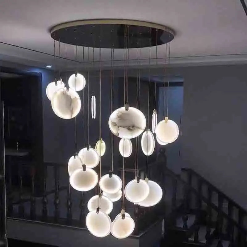 Bernardo | Marble Cascade Chandelier