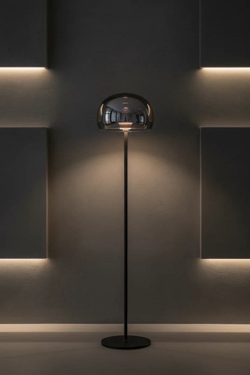 Faustina | Rose Gold Floor Lamp