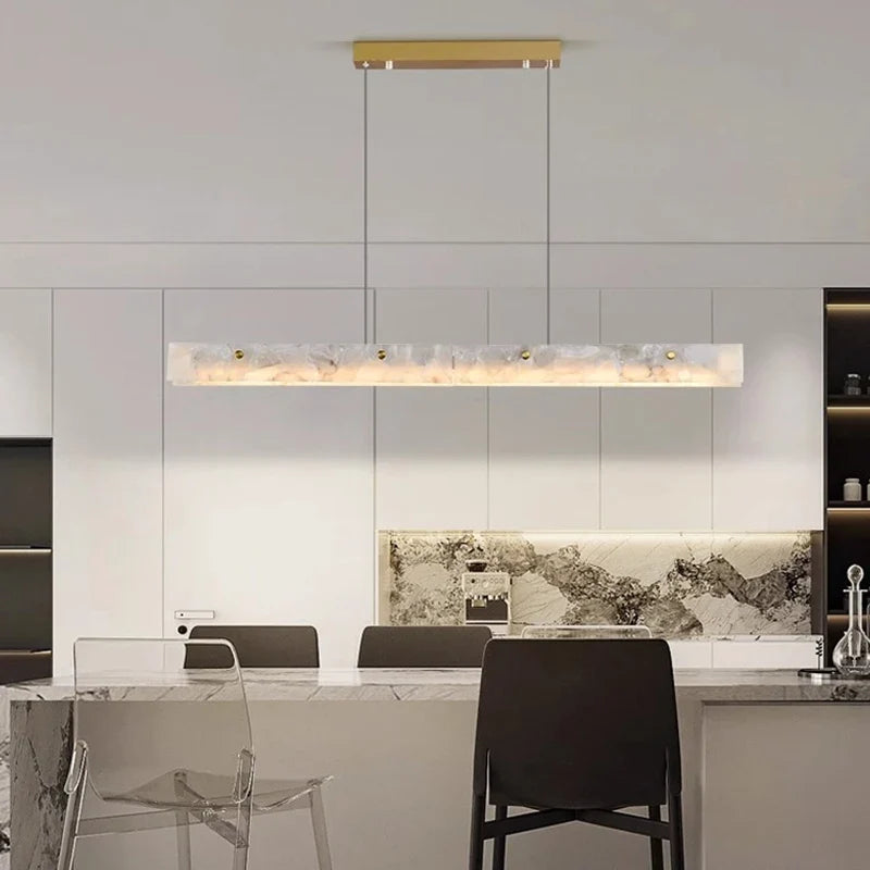 Fleur | Modern Alabaster Pendant Chandelier