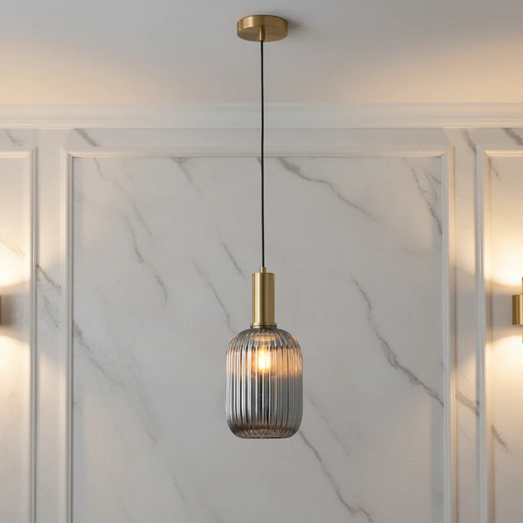 Lucerna Vintage Glass Pendant Light �� product view 7