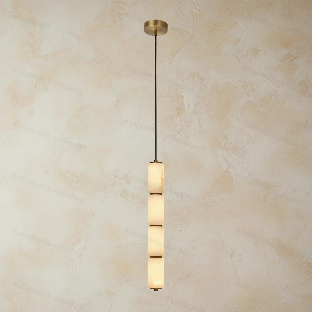 Élise | Linear Alabaster LED Chandelier