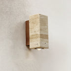 Tierra | Wabi-Sabi Travertine Wall Sconce