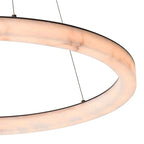 Sigrid | Natural Marble Ring Chandelier