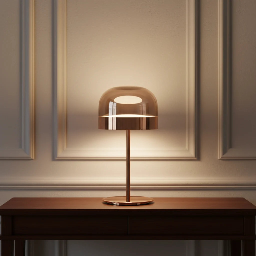 Faustina | Rose Gold Floor Lamp
