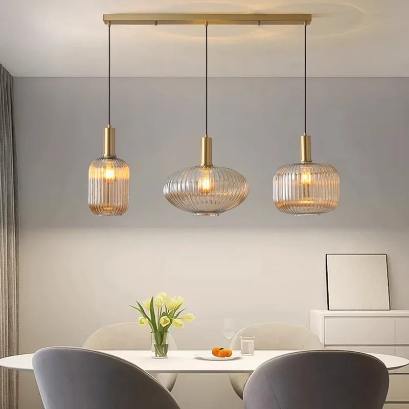 Lucerna Vintage Glass Pendant Light �� product view 12
