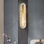 Giulia | Gold  Alabaster Wall Lamp