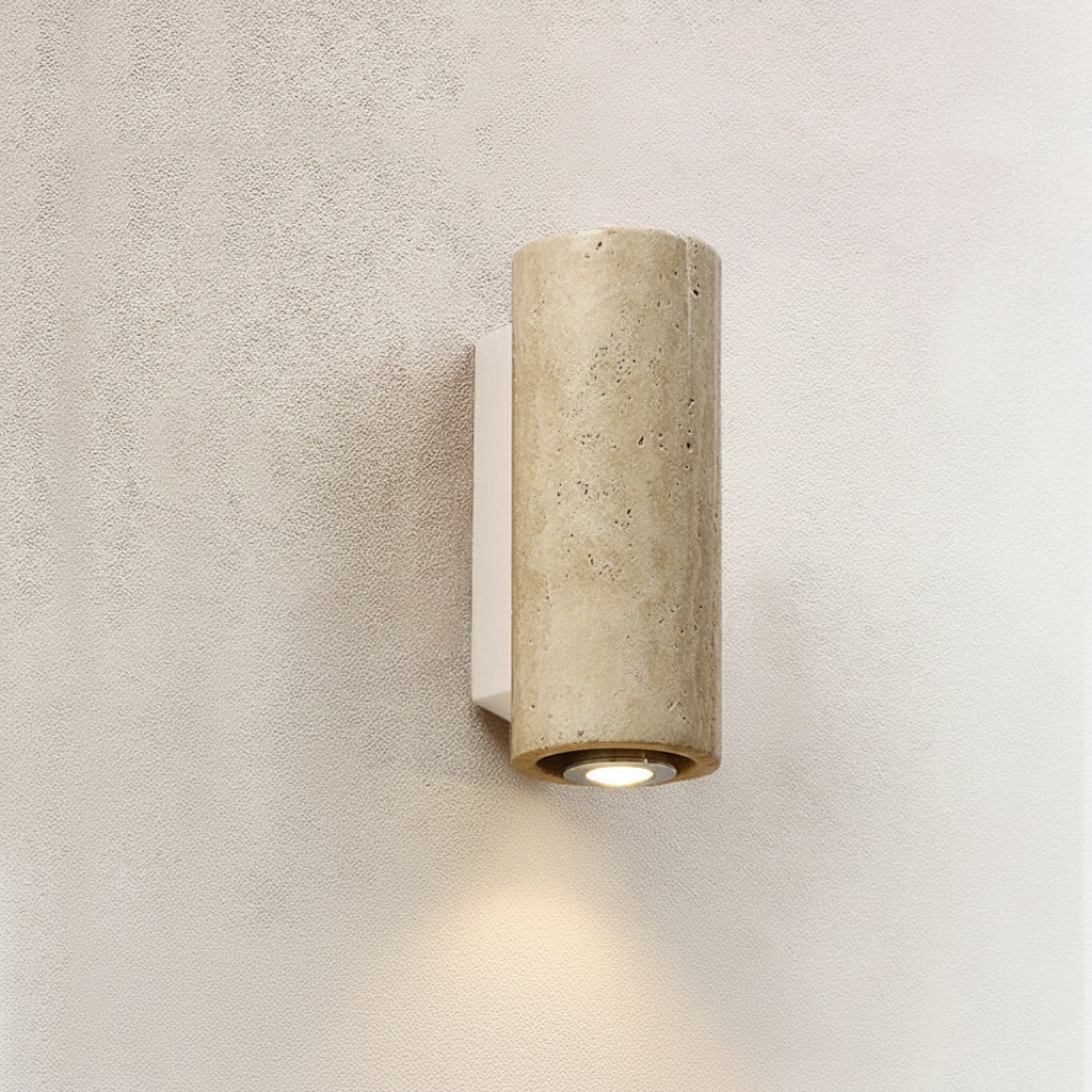 Tierra | Wabi-Sabi Travertine Wall Sconce