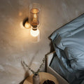 Vitrea Clear Glass Wall Sconce