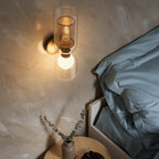Vitrea Clear Glass Wall Sconce