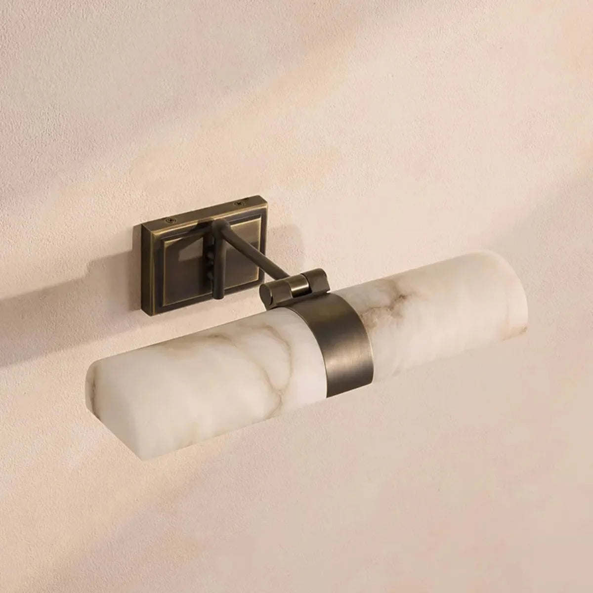 Vittoria | Adjustable  Alabaster Bedside Wall Light