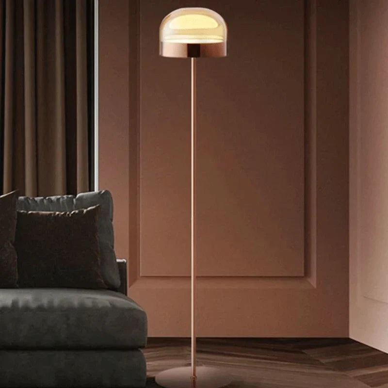 Faustina | Rose Gold Floor Lamp