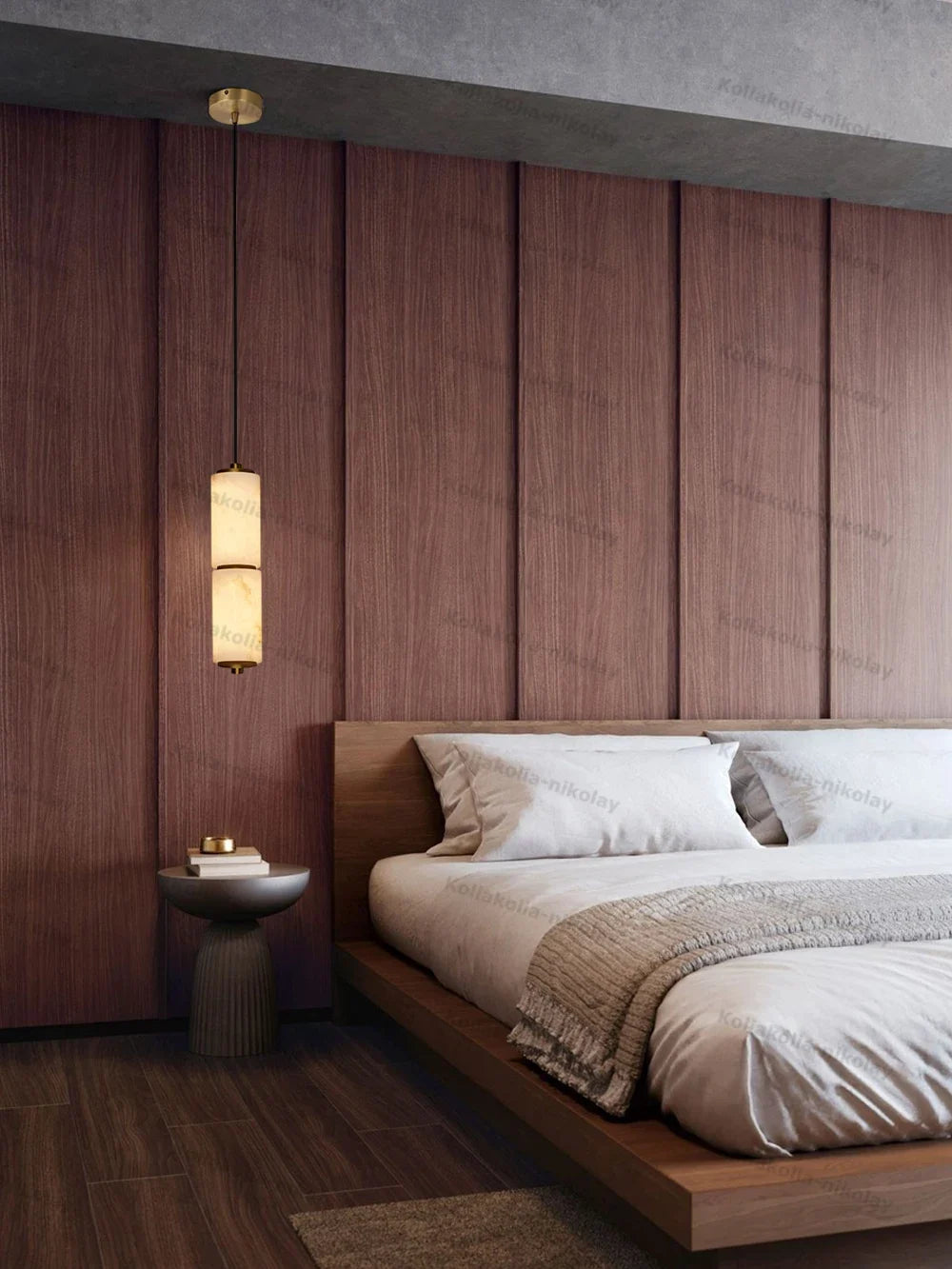 Élise | Linear Alabaster LED Chandelier