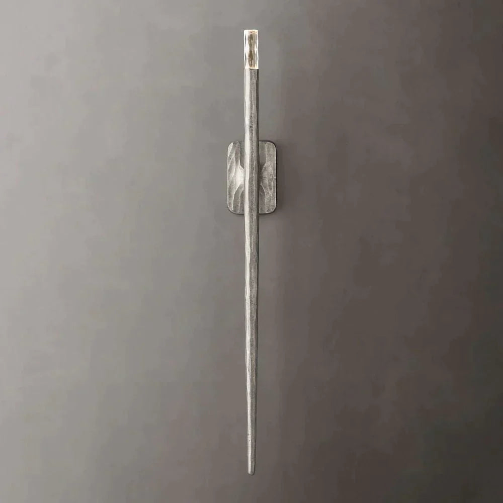 Thaddeus Forged Brass Grand Wall Sconce 20"/36"