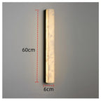 Hephaestus | Alabaster & Copper Linear Wall Lamp