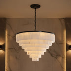 Skadi | Tiered Alabaster Chandelier