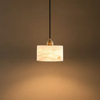 Eirene Alabaster & Copper Pendant Light