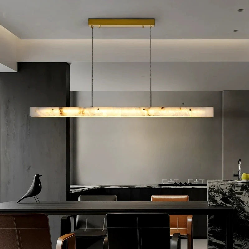 Fleur | Modern Alabaster Pendant Chandelier