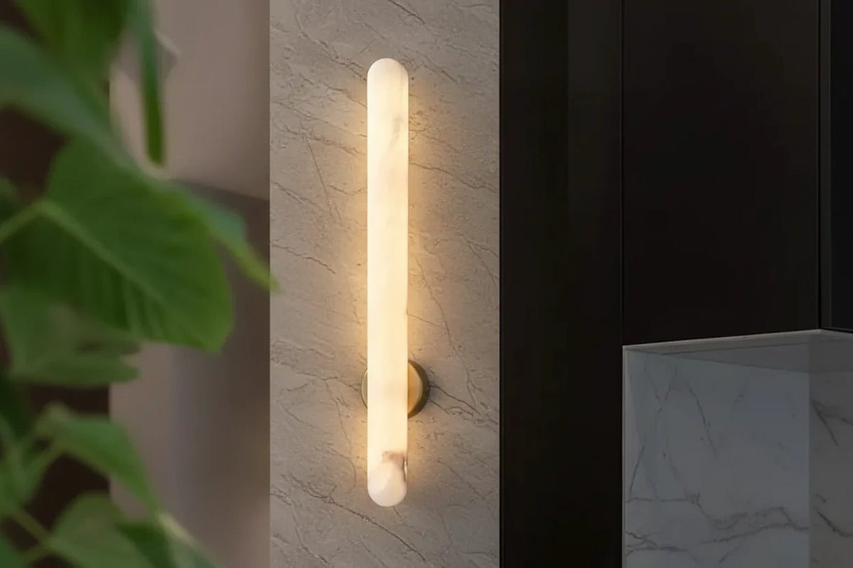 Kalliope Alabaster & Copper Wall Sconce