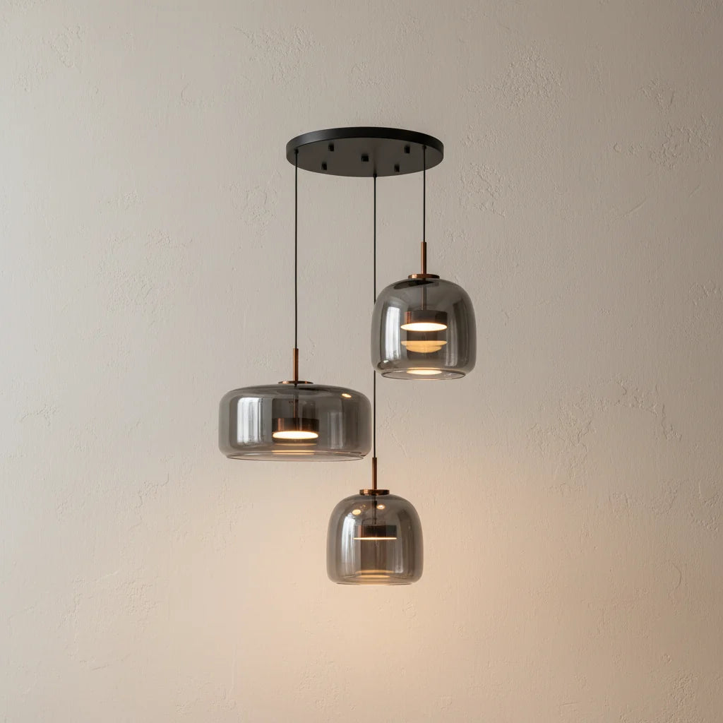 Vibia | Amber Glass Pendant