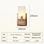 Chiara | Minimalist Alabaster Wall Lamp