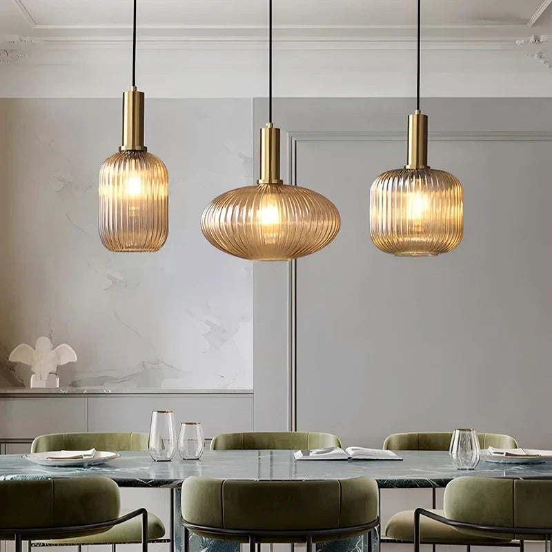 Lucerna Vintage Glass Pendant Light �� product view 5
