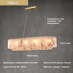 Cosima |  Alabaster and Brass Nordic Chandelier