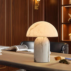 Kassia | Marble Effect Mushroom Table Lamp