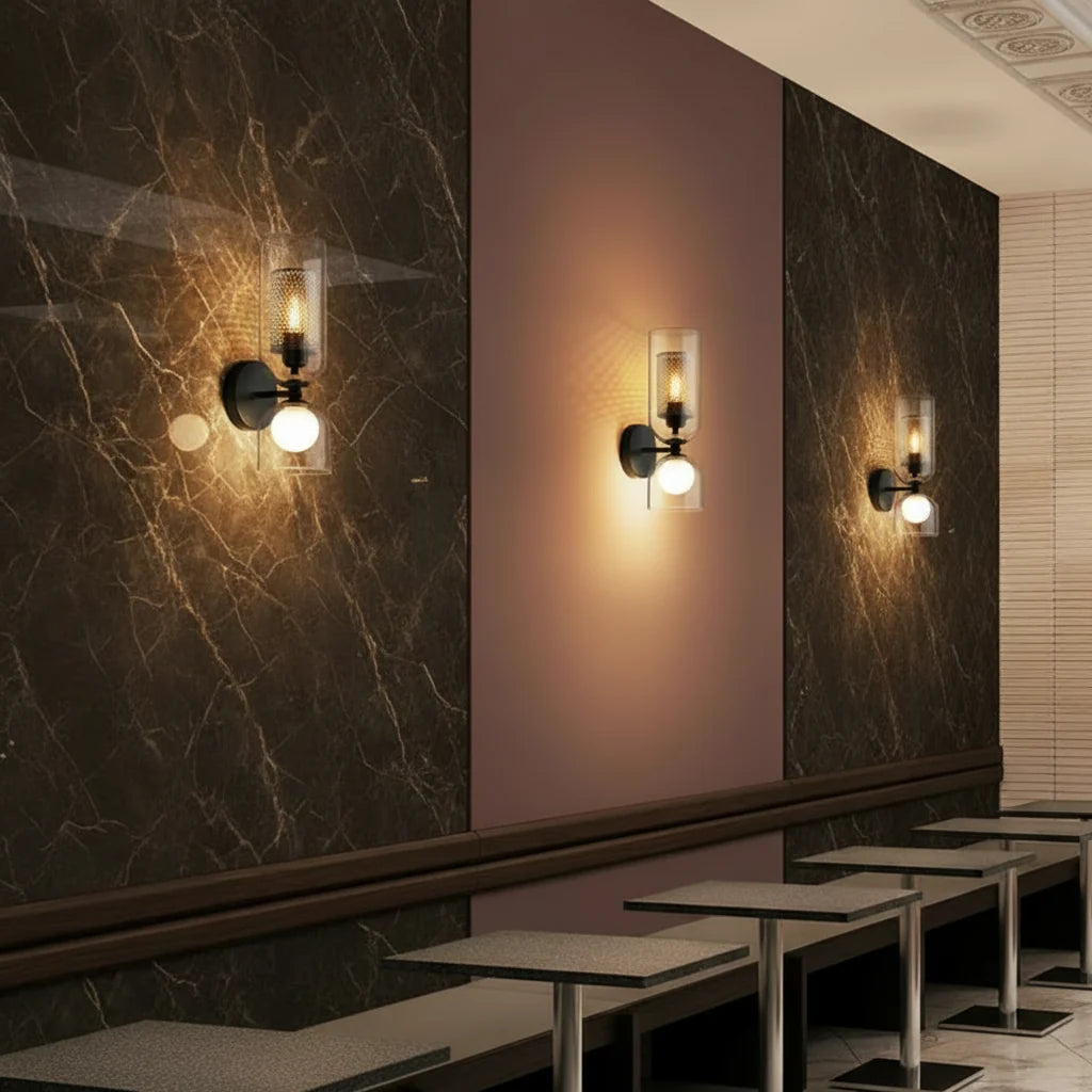 Vitrea Clear Glass Wall Sconce �� product view 4