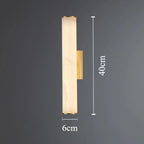 Colette Alabaster & Brass Wall Sconce
