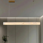 Priscilla |  Alabaster Linear Chandelier