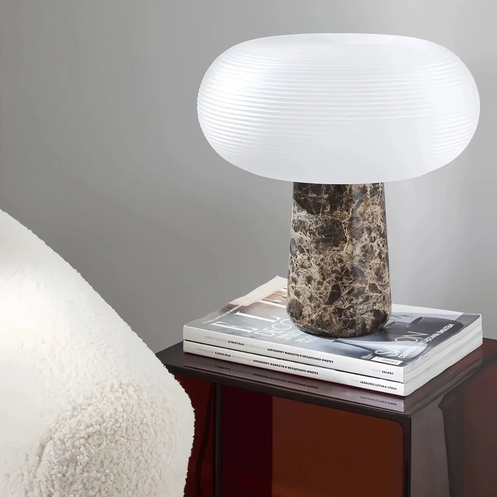 Anthea Marble & Glass Table Lamp