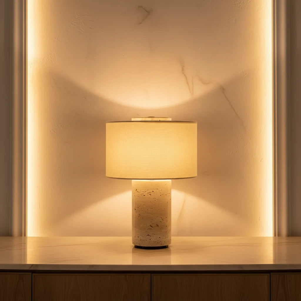 Astrid | Marble Table Lamp Touch Switch USB-Charging LED Light