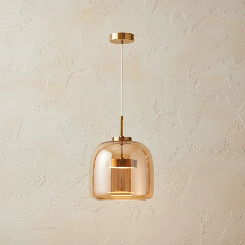 Vibia | Amber Glass Pendant