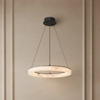 Sigrid | Natural Marble Ring Chandelier
