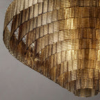 Sirene Clear/Smoke Glass Round Chandelier 65"