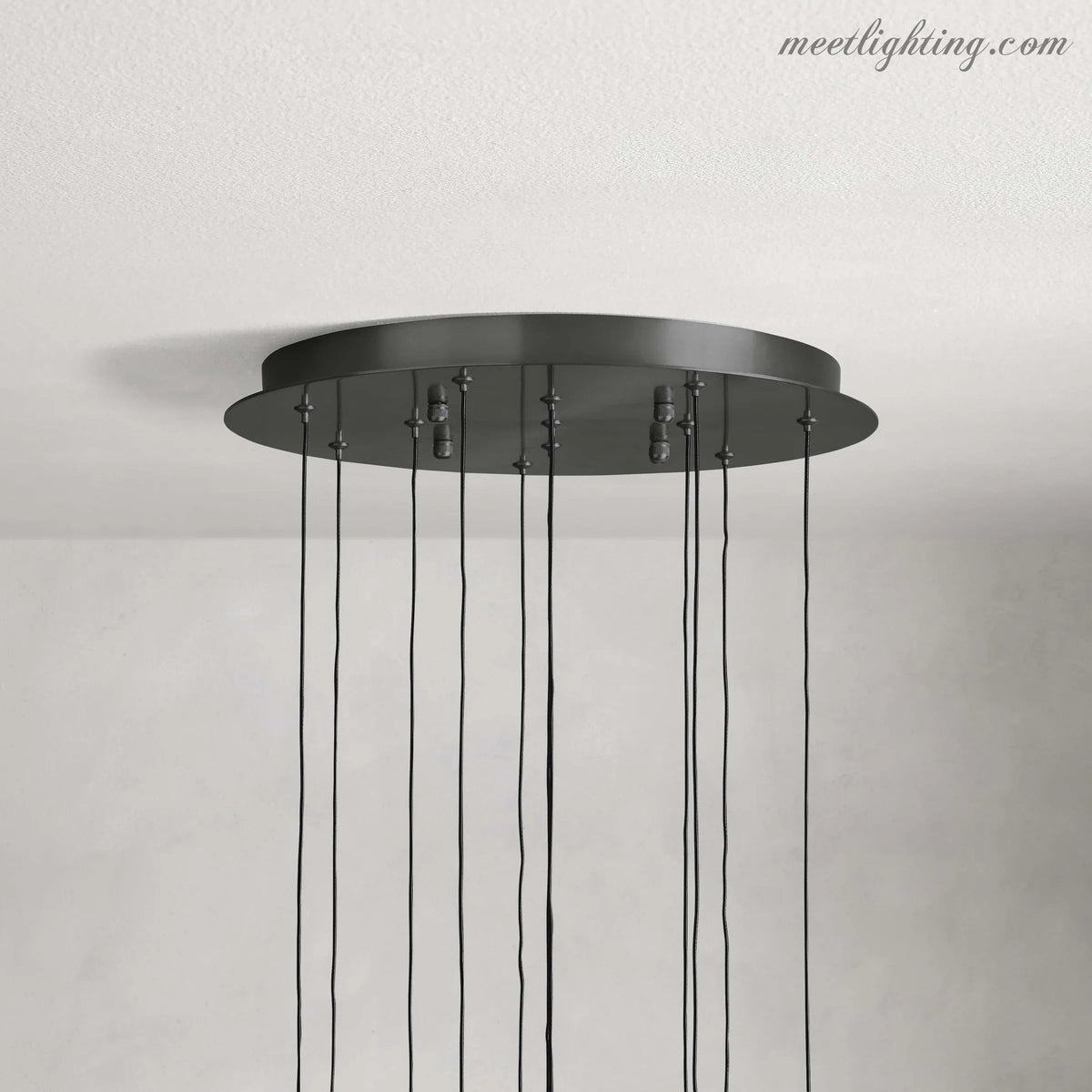 Soltaire Modern Round Crystal Chandelier 36"