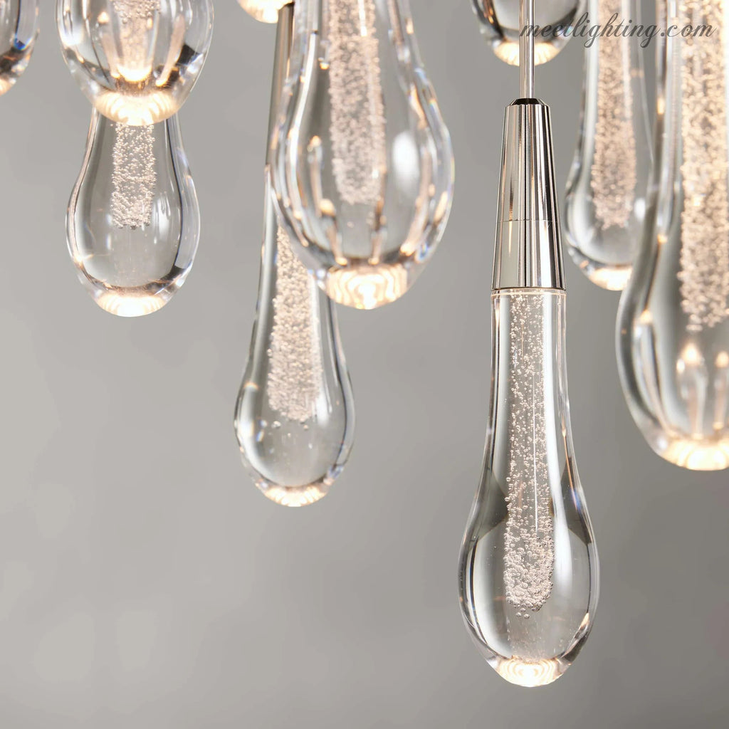 Soltaire Modern Round Crystal Chandelier 36"