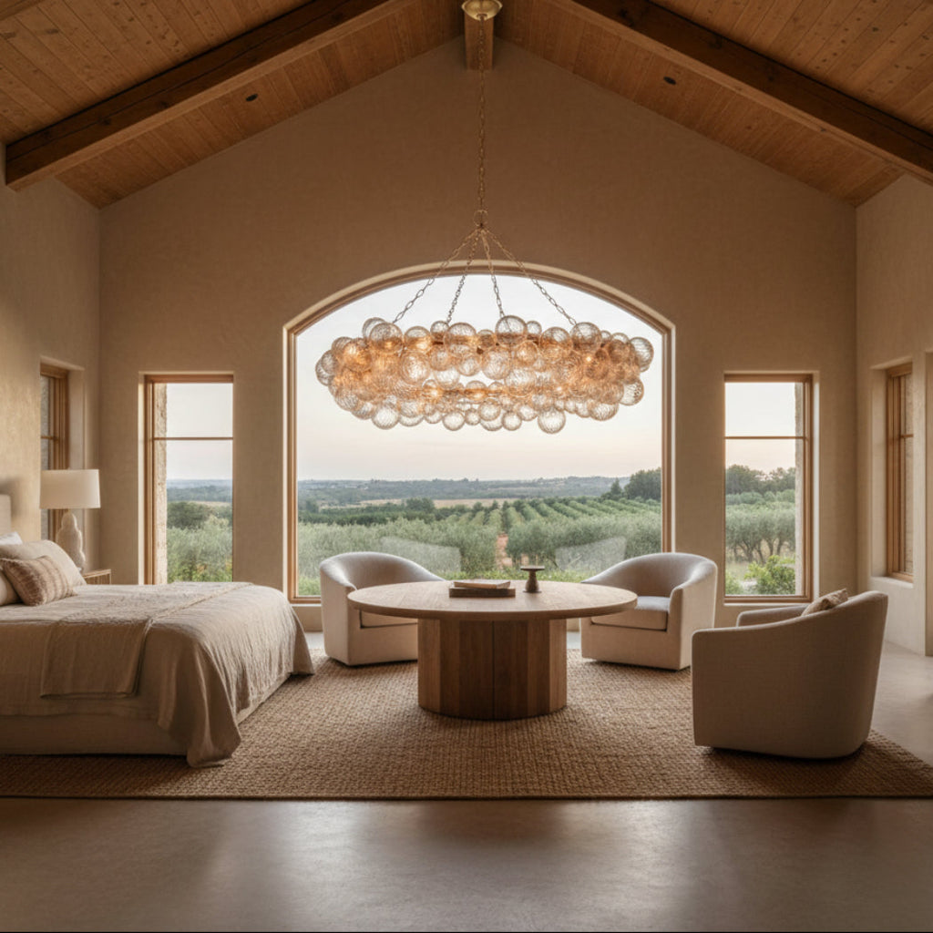 Talia Modern Ring Chandelier 54"