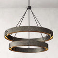 Vouvray Two-Tier Round Chandelier D48"