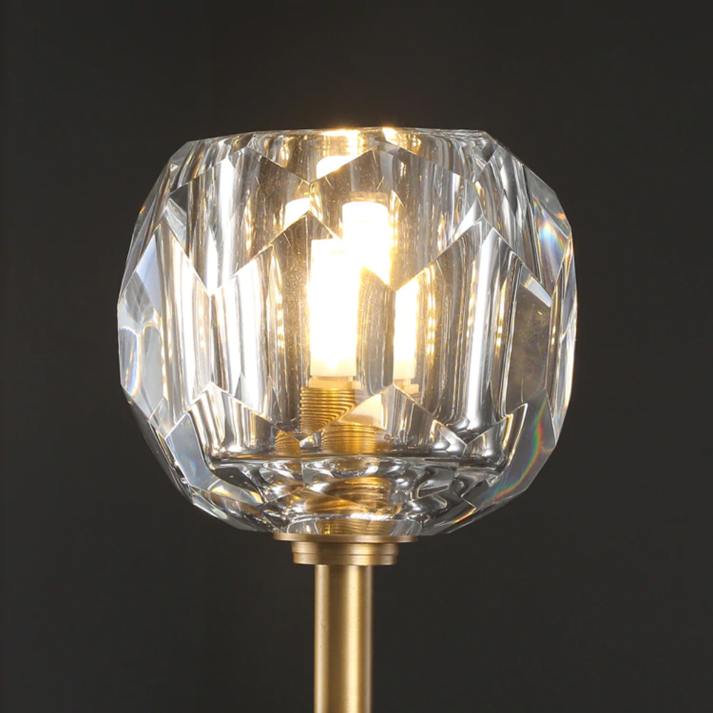 Boule De Cristal Clear Crystal Linear Chandelier 48"