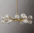Boule De Cristal Clear/Smoke Round Chandelier 36"