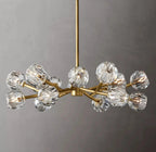 Boule De Cristal Clear/Smoke Round Chandelier 36"