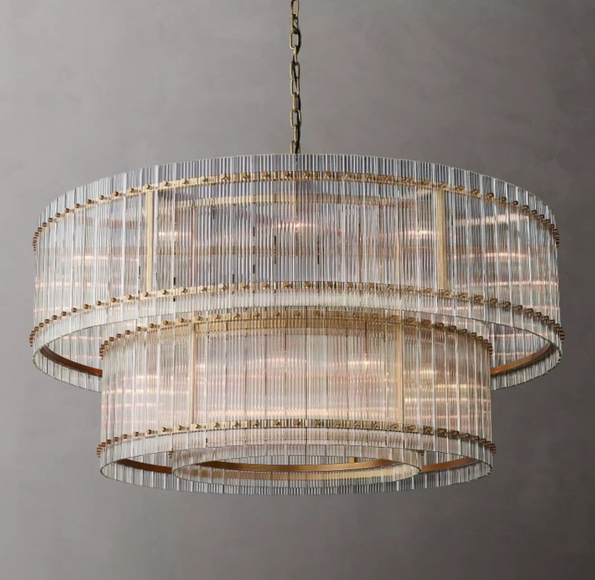 San Marco Two-Tier Round Chandelier 60"
