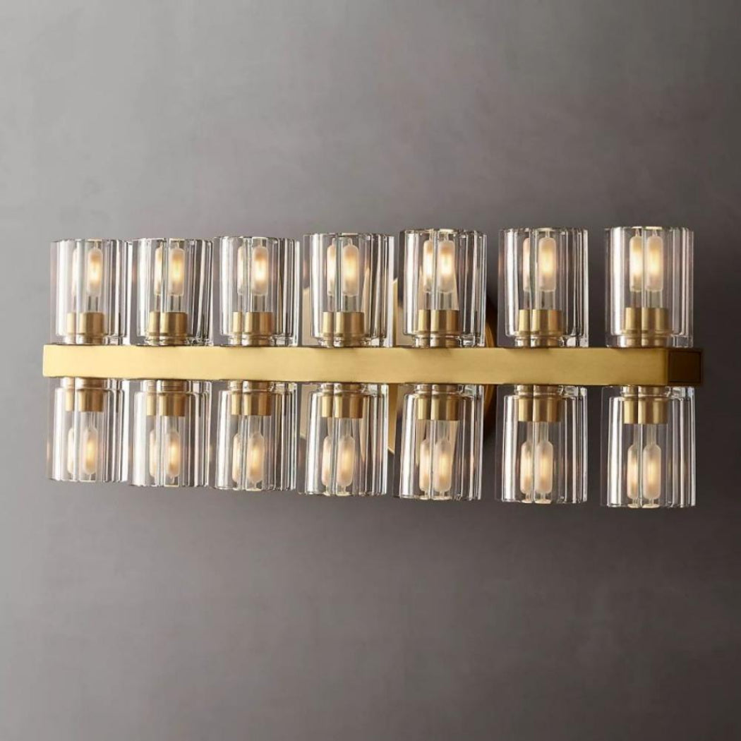 Arcachon 14-Light K9 Crystal Wall Sconce