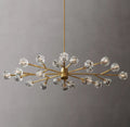 Boule De Cristal Clear/Smoke Round Chandelier 72"