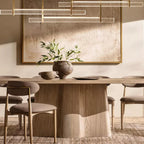 Audubon Modern Crystal Triple Bar Linear Chandelier 72"