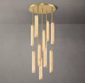 Audubon Modern Alabaster Round Chandelier 24"
