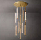 Audubon Modern Crystal Round Chandelier 24"